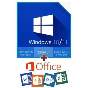 Windows 10 Professional + Office 2021 Professional Plus Ключi Активації